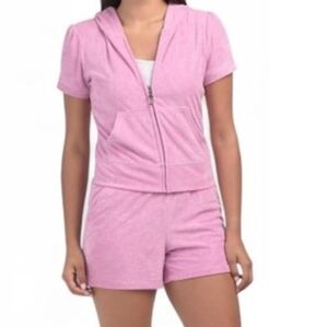 Juicy Coutour Dewberry Women's Hooded short and hoodie set